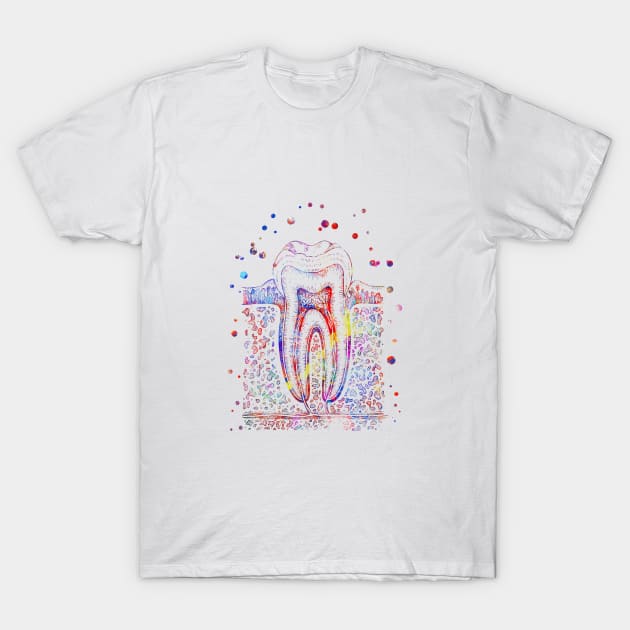 Tooth T-Shirt by RosaliArt